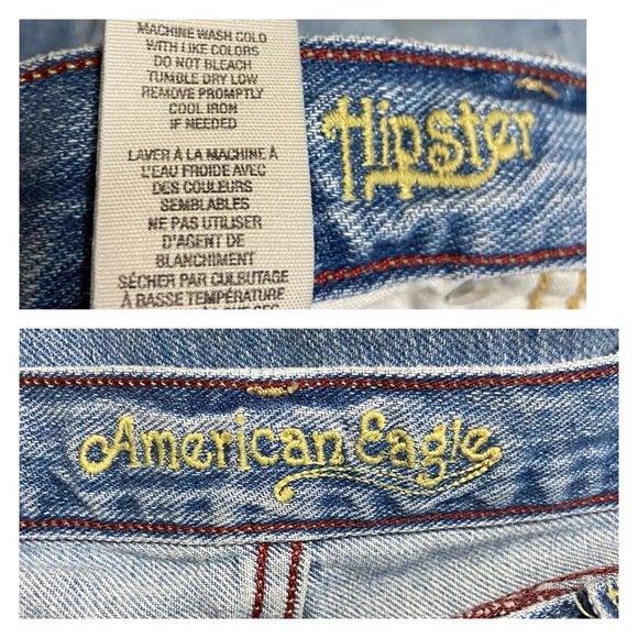Vintage American Eagle Hipster Jean Blue - Picture 12 of 13
